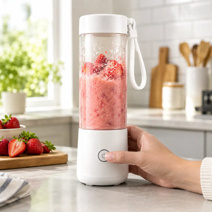 Portable Blender | Rechargeable Mini Juicer Bottle for Smoothies, Shakes & Juices