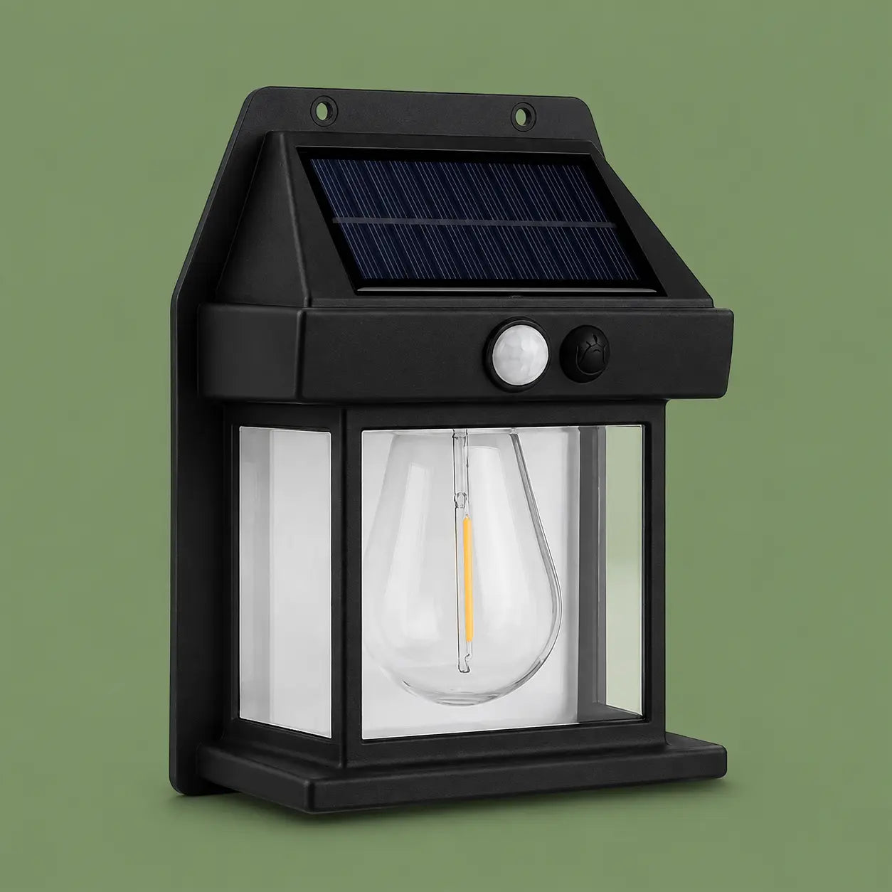 Solar Motion Sensor Wall Light Waterproof Outdoor LED Light